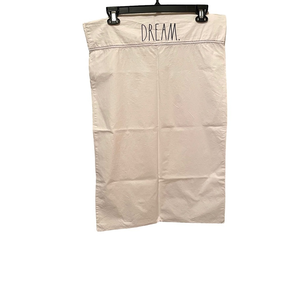 Rae Dunn - Single pillowcase that says “Dream” stitched on edge.